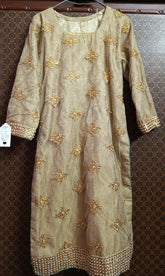 Maria B Style Loose Fabric Stitched Shirt with Banarsi Inner & Stone Work