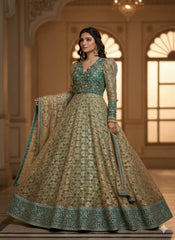 3-Piece Anarkali Maxi Suit – Small Size